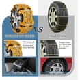 thumbnail image 3 of Slsy Upgraded TPU Snow Chains 6 Pack,Tire Chains for Cars/SUVs/Pickup Trucks,Security Chains, for Tire Width 165-275mm,Easy Installation & Durability, 3 of 6