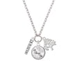 thumbnail image 2 of Delight Jewelry Silvertone Marines Let Things Go Fall Zoey Charm Necklace, 28", 2 of 4