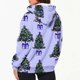 thumbnail image 3 of Puntoco Chaqueta Con Capucha Y Manga Larga Con Cremallera Y Estampado Navideño Informal Para Mujer, 3 of 6