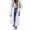 White, variant on ITSAME Womens Zip Up Hooded Long Coat with Pockets Loose Fit Oversized Fall Winter Outerwear Jacket Gray Size 2XL