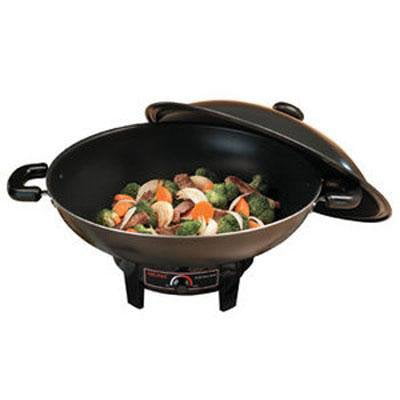 Electric Wok, Aroma electric wok heats up quickly and retains heat for professional results By