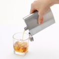 thumbnail image 4 of 3 Pcs 8 oz Hip Stainless Steel Flask & Funnel Set by QLL, Easy Pour Funnel is Included, Perfect Flask that Fits Great in Jacket Pockets and Pants, 4 of 4