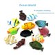 thumbnail image 3 of Simulación de rana, serpiente, tortuga, pez tropical, insecto, modelo animal, arena, goma, juguete para niños, 3 of 4
