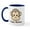 White/Navy Inside, variant on CafePress - Happy Monkey Mug - 11 oz Ceramic Mug - Novelty Coffee Tea Cup