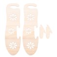 thumbnail image 1 of 1 Pair DIY Wooden Knitted Gloves Display Model Hand Woven Gloves Models, 1 of 7