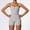 Grey, variant on PISONIC Women 2 Pieces Workout Sets Tank Tops and High Waist Booty Lifting Shorts Gym Sets