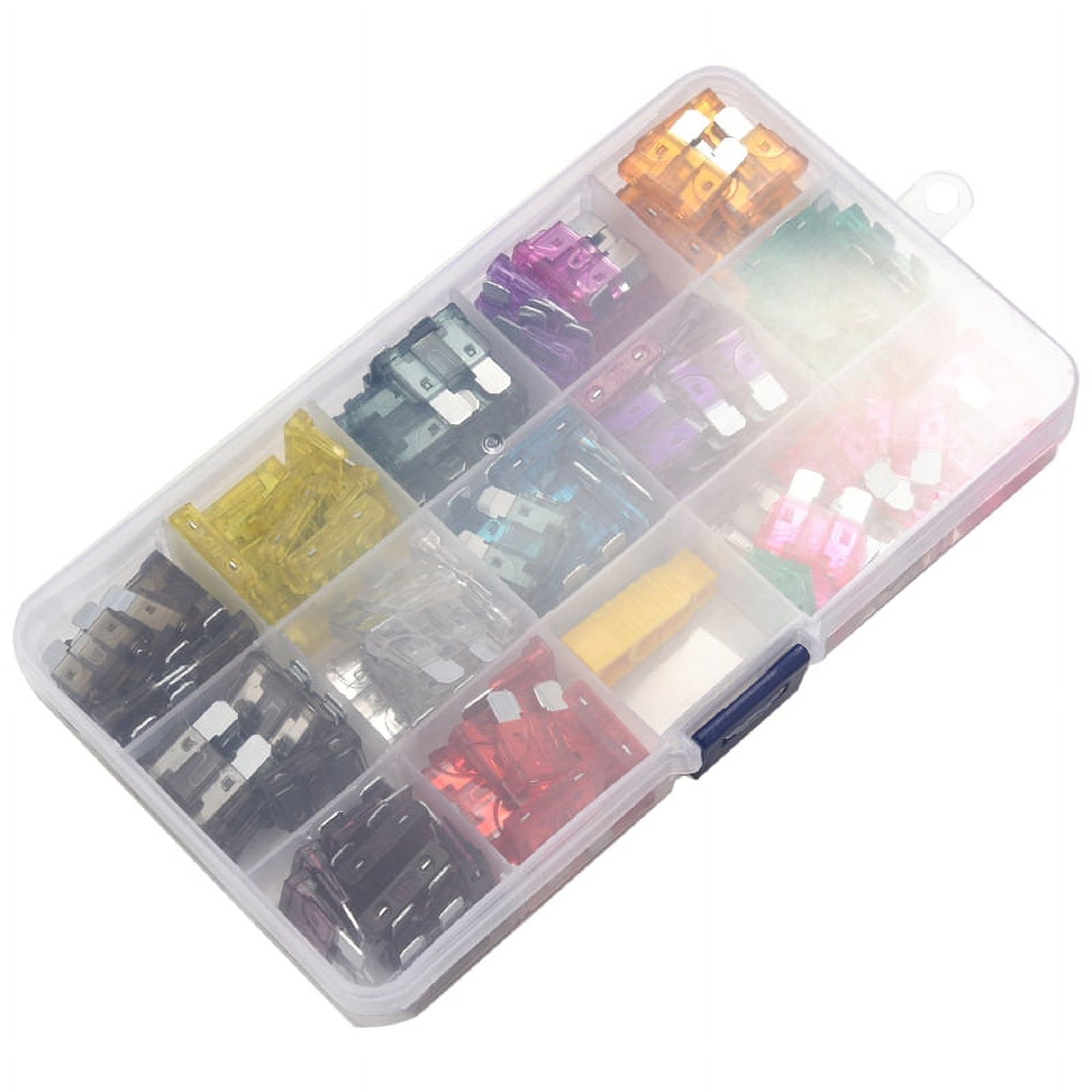 Kit De 120 Fusibles Auto Assortis - Pour Voiture, Moto, Camping-car, Bateau, Dépannage électrique Facile