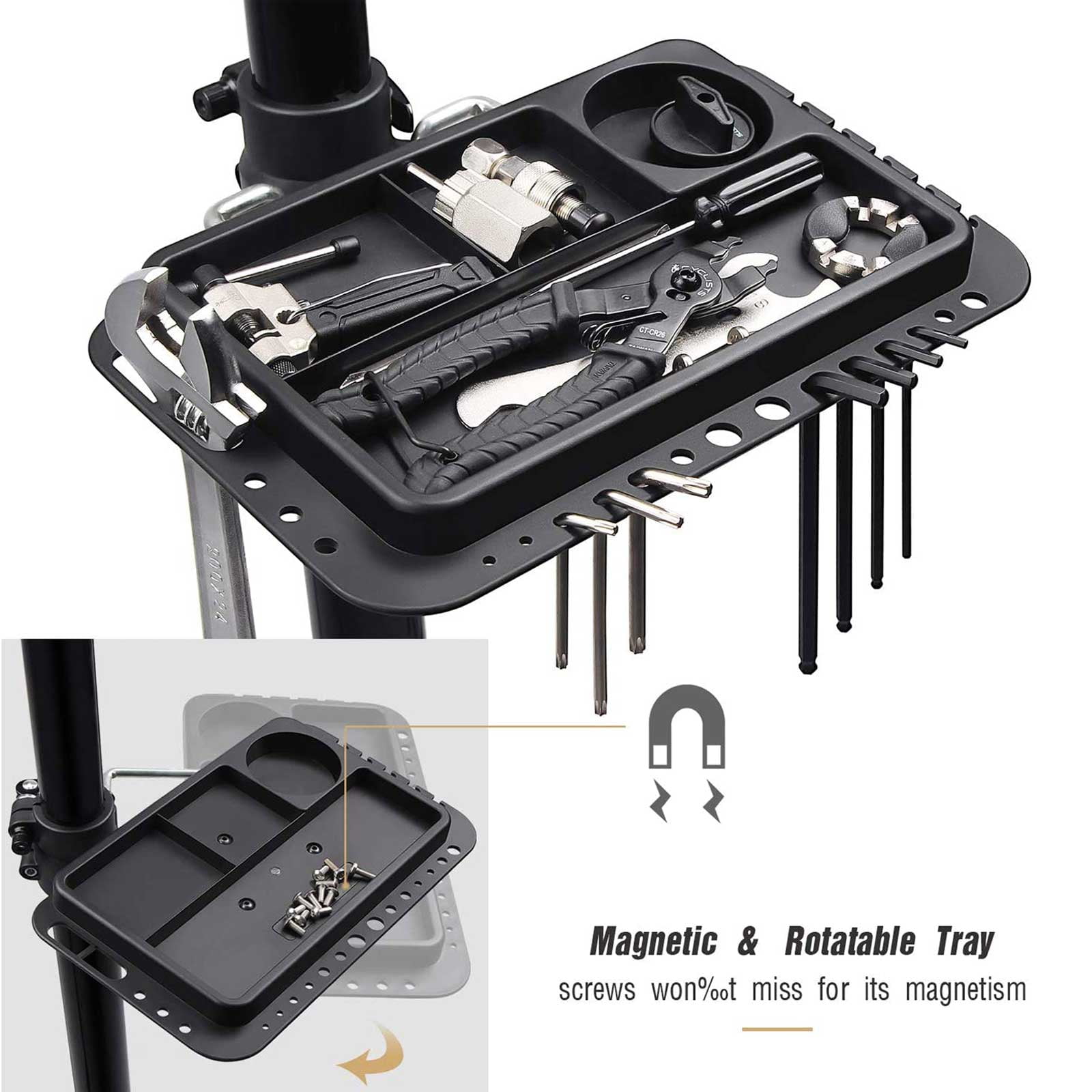 CXWXC Bike Repair Stand Adjustable Foldable Bicycle Mechanic