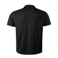 thumbnail image 5 of hoksml Men's Classic T Shirt Solid Color Collared Polo Shirt Basic Short Sleeve Tops Summer Lightweight Breathable Mesh Tee Shirts Classic Golf Shirts, 5 of 5