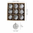 thumbnail image 3 of Christmas Ball Ornament Set Shatterproof Boxed Hanging Decorations with Sturdy Caps for Winter Festival Tree Decor Setup, 3 of 4