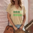 thumbnail image 2 of Tops Cortos para las Mujeres San Pablo's Día Impreso Cuello en V Envuelto Casual Top, Ligero para Todas las Estaciones Hogar Y Uso Diario, 2 of 8