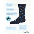 thumbnail image 3 of MeMoi Boys' Spots and Dots Ribbed Cotton Crew Socks - Boys - Male, 8-9, Navy, 3 of 7