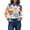 Sky Blue, variant on QASIEATN Long Sleeve Tops for Women Casual Lapel Denim Stitching Pullover Sweatshirt Spring Fall Fashion Clothing