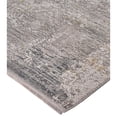 thumbnail image 3 of Feizy Home Collection 3' x 5' Ivory and Gray Gradient Luster Rectangular Area Throw Rug, 3 of 4