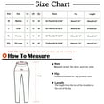 thumbnail image 3 of LLYwey Womens Scrub Pants Women's Summer Wide Leg High Waist Out Bandage Solid Full Length Pants Cargo Pants Female High Waisted Long Pant Style H774 Orange M, 3 of 4