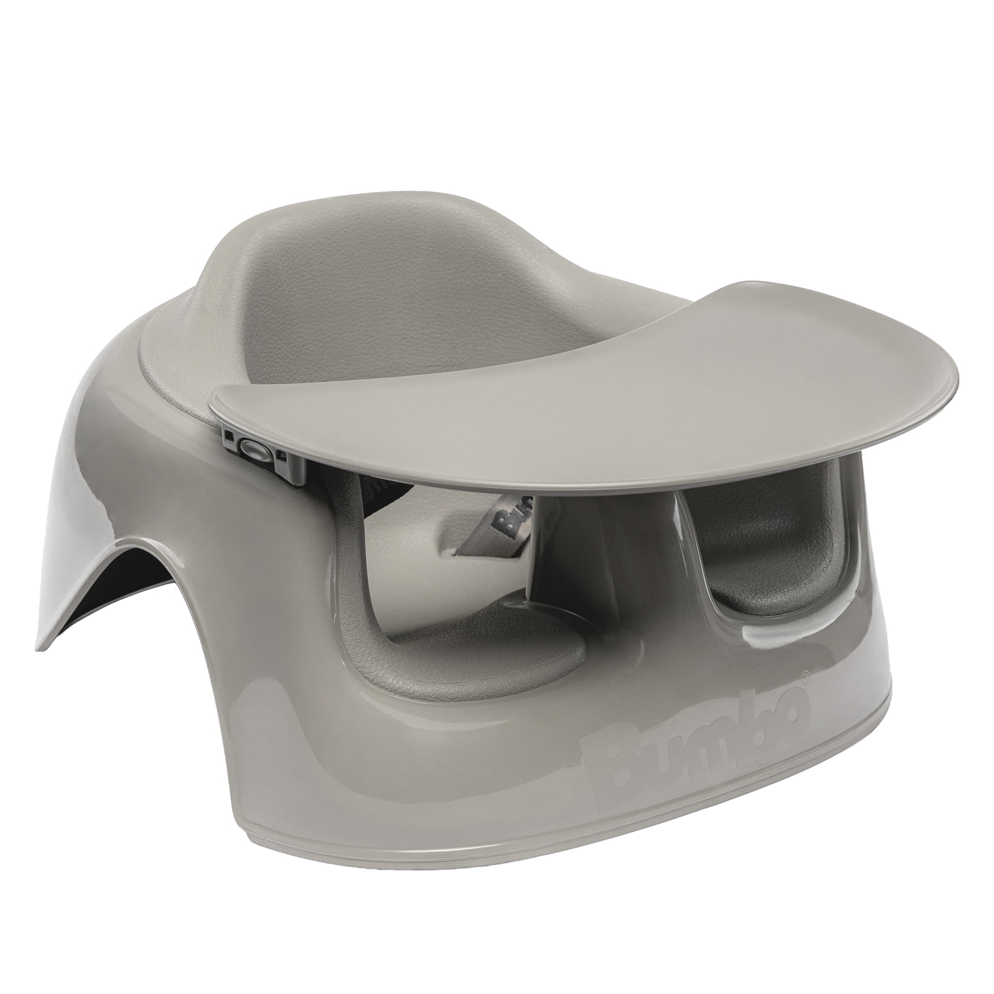 Bumbo Plastic Floor Seat Lite Baby Chair with Removable Tray for 3-12 Months, Breige