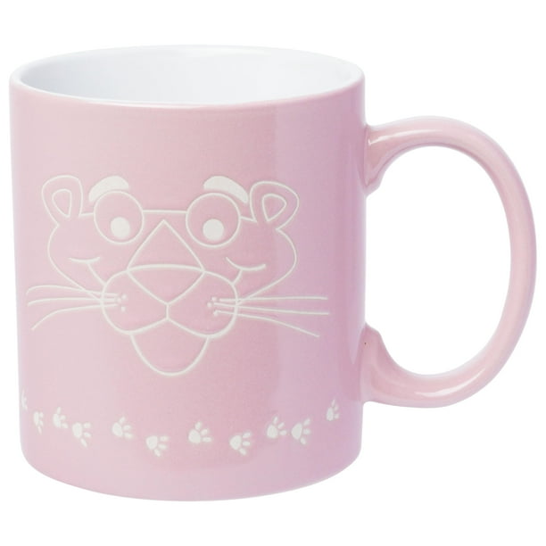 Taza Silver Buffalo Pink Panther, vintage, 590 ml, cerámica