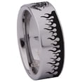 thumbnail image 3 of Biker Skull Tungsten Carbide Ring, 3 of 6