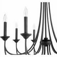 thumbnail image 3 of Kichler 52240 Ania 6 Light 26" Wide Taper Candle Style Chandelier - Black, 3 of 4