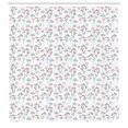 thumbnail image 2 of Ambesonne Cartoon Shower Curtain, Cloud Balloon Unicorn Party, 69"Wx84"L, Pale Pink Pale Blue, 2 of 4