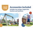 thumbnail image 4 of Jack & June DIY Swing Set Kit Includes Swings, Brackets, and Hardware for Safe, Easy Installation, 4 of 13