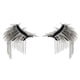 thumbnail image 1 of 2 uds charretera de borla plateada Hugo gótico Punk remache largo Stud Spike, 1 of 9
