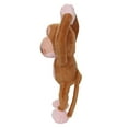 thumbnail image 3 of Mighty Junior Angry Animals Monkey Durable Squeaky Plush Dog Toy, 3 of 7