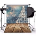 thumbnail image 2 of ABPHOTO Polyester 5x7ft Glitter Christmas Tree Studio Photography Backdrop Background Props, 2 of 3