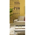 thumbnail image 2 of Mural DIY Vinyl Wall Kid's Room Quote Words Art Mural Wall Sticker Decal Black, 2 of 3