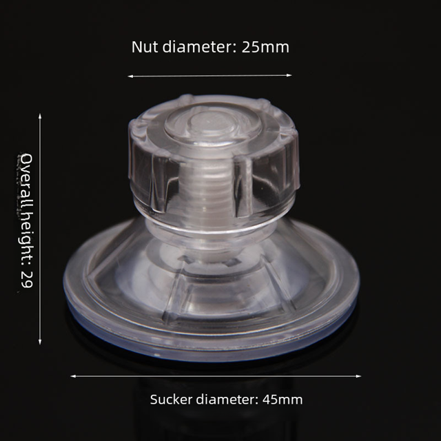Kit de ventosa de tornillo giratorio de 4,5 cm, plataforma de secado de tortugas para pecera de vidrio transparente de alta calidad, incubadora con ventosa fija