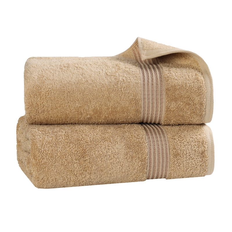 Superior Egyptian Cotton Absorbent Toast Bath Sheet Set of 2