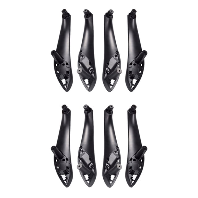 2X Accesorios de Coche Para- 3 Series F30 316D 318D F31 320I 325D 11-19 Panel de Puertas Interiores Cubierta de Adorno de Tirador de Manija (Negra)