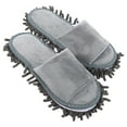 thumbnail image 1 of 1 par de pantuflas de trapeador, pantuflas de barrido prácticas, pantuflas para el hogar, pantuflas de trapeador, 1 of 5