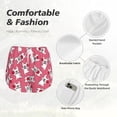 thumbnail image 4 of KLL French Bulldog Pattern Shorts Women,Athletic Shorts High Waisted Running Shorts Pocket Sporty Short Gym Elastic Workout Shorts-Small, 4 of 7