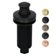 thumbnail image 2 of Akicon Oil Rubbed Bronze Garbage Disposal Air Switch Kit with Sink Top Waste Disposal On/Off Push Button with Brass Cover and Plastic, 2-1/2" Max Countertop Thickness, 2 of 6