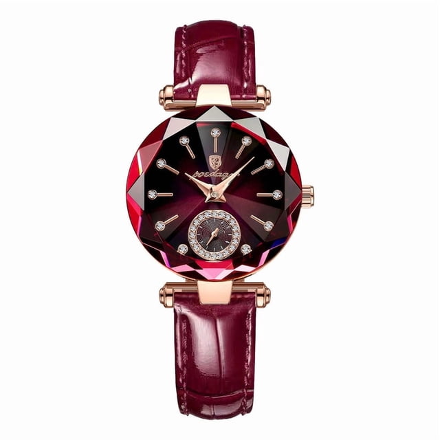Reloj de cuarzo impermeable para mujer Chenlong PE45 con caja de 32 mm