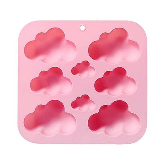 Clouds silicone mold cake chocolate mold wedding cake decoration tools soft candy craft cake mold.pink