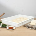 thumbnail image 4 of Pizzaly White Plastic Pizza Dough Proofing Box - 26" x 18" x 3" - 1 count box, 4 of 4