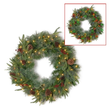 24' Led Lighted Wreath - 24