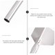 thumbnail image 5 of Paleta de esquina exterior de acero inoxidable para paneles de yeso, 6 piezas, herramienta para enlucir esquinas de pared, 5 of 7