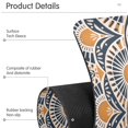 thumbnail image 4 of Yayeee Faucet Mat for Kitchen Sink 14.7" Diatomite Long Splash Guard Pad, Orange Art Pattern, 4 of 7