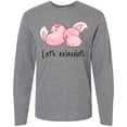 thumbnail image 3 of Inktastic Let's Relaxolotl with Sleeping Axolotls Long Sleeve T-Shirt, 3 of 5