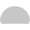 thumbnail image 5 of Ekena Millwork 54"W x 33-3/4"H x 2-3/4"P Half Round Smooth Architectural Grade PVC Combination Pediment, 5 of 7