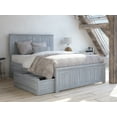 thumbnail image 3 of Nantucket Full Bed with Matching Footboard and Raised Panel Drawers in Driftwood, 3 of 6
