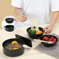 thumbnail image 3 of Ramen Cooker, NOGIS Microwave Ramen Bowl Set with Chopsticks Spoon Ramen Noodle Bowl Instant Cooking for College Dorm Room Essentials, Dishwasher-Safe, BPA-Free (Black), 3 of 7