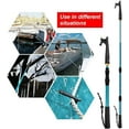 SAN LIKE Telescoping Boat Hooks Adjustable Boat Push Pole Dock Pole