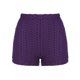 thumbnail image 2 of Gibobby Yoga leggings cortos Pantalones cortos de mallas elásticas con lazoEl poliésterPara uso diarioAl libreDama(Morado,G), 2 of 5