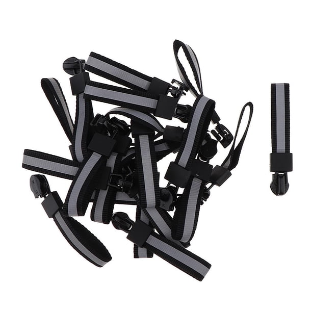 Kit De Reparación De Cremallera De 20 Piezas - Cabezal De Tirador De Cremallera Con Cordón De Cremallera Clip De Cremallera Cierre De Cremallera Fluorescencia
