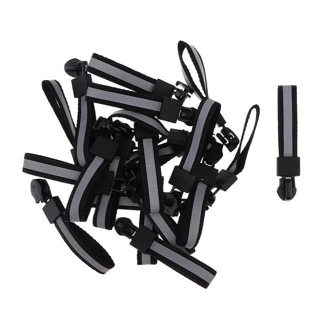 Kit De Reparación De Cremallera De 20 Piezas - Cabezal De Tirador De Cremallera Con Cordón De Cremallera Clip De Cremallera Cierre De Cremallera Fluorescencia