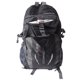 thumbnail image 4 of Mochila negra para exteriores, de nailon, ligera, repelente al agua, para senderismo, deportes, mochila informal de viaje, para hombre, 4 of 14